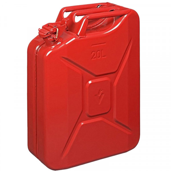 Bidon métal 20 litres (rouge)